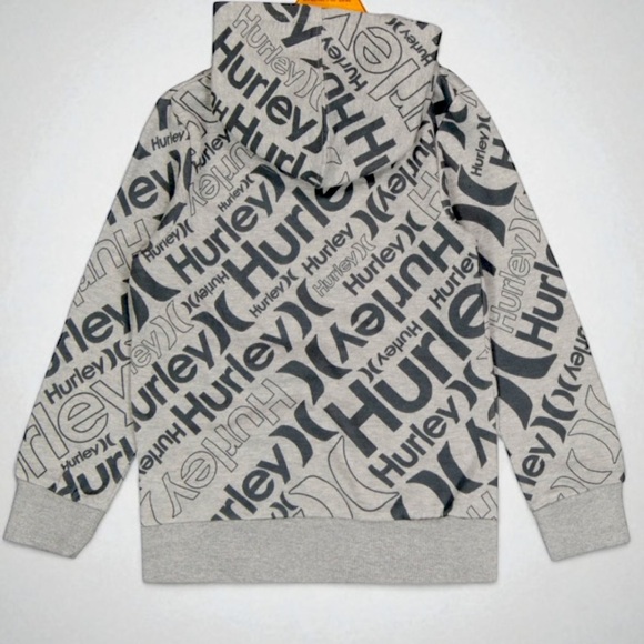 Hurley Boys Gray Hoodie - Picture 5 of 5